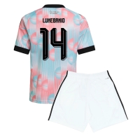 Camiseta Bélgica Dodi Lukebakio #14 Segunda Equipación Replica Mundial 2026 para niños mangas cortas (+ Pantalones cortos)